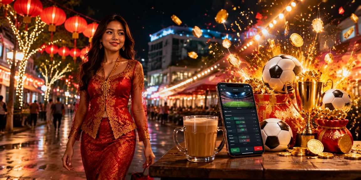Pengguna Johor Bahru mengakses pertaruhan sukan melalui telefon pintar di platform 421